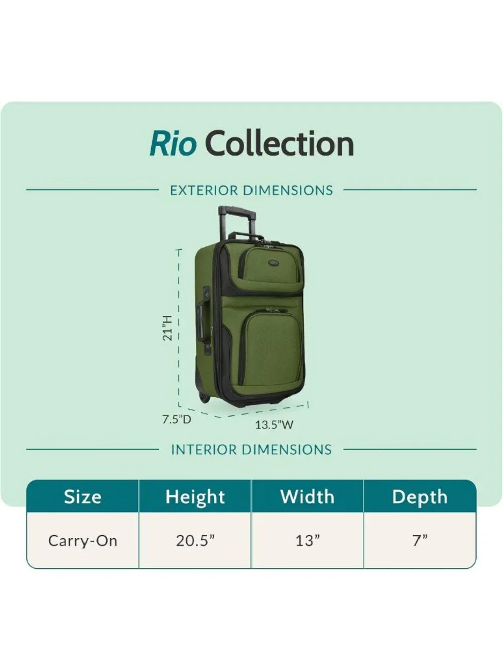 Lightweight Softside Rolling Carry-On Suitcase, 2-Wheel Travel Luggage, Orange